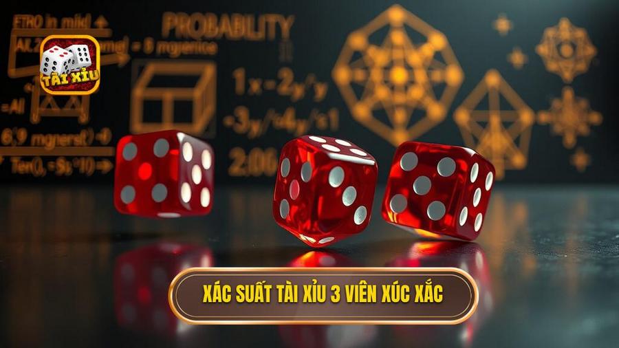 Xác suất tài xỉu 3 viên xúc xắc