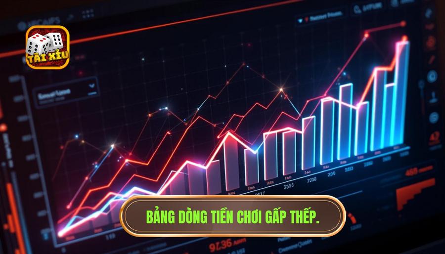 Có nên gấp thếp khi chơi tài xỉu? Phân tích chuyên sâu từ onepureonline.com 3 Bảng minh họa dòng tiền khi chơi gấp thếp